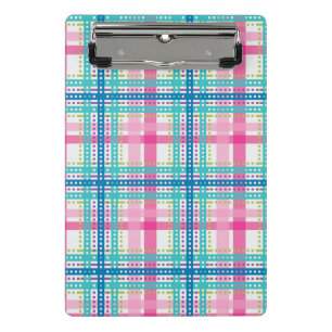 Tartan, kariertes Muster Mini Klemmbrett