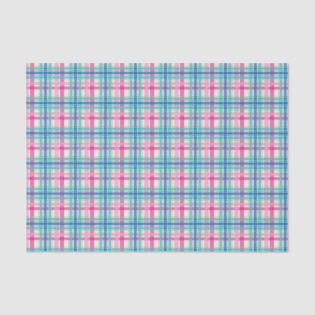 Tartan, kariertes Muster Seidenpapier (Vorderseite)