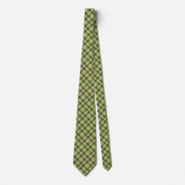 Tartan Karo Kariert Moss Green zweiseitig Krawatte