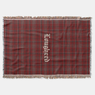 Tartan-Karo-Loungetuch 'Clan Lougheed' nach Maß Decke