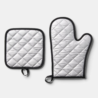 Tartan-Karo Ofenhandschuh & Topflappen-Set