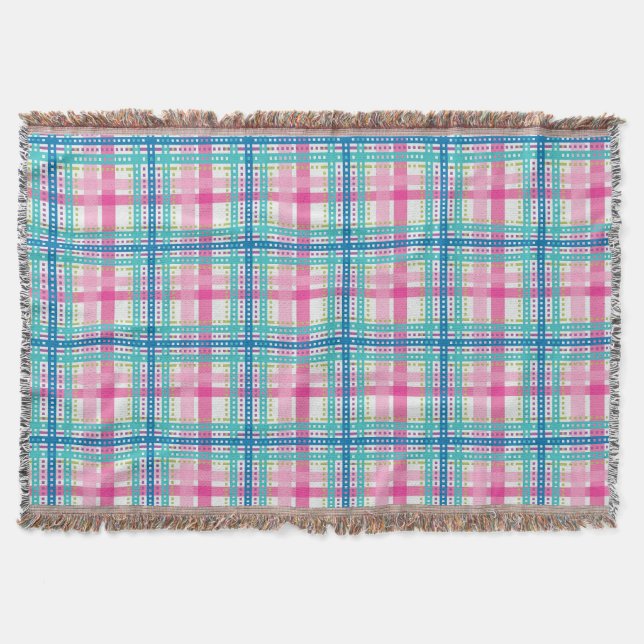 Tartan, Karomuster Decke (Vorderseite)