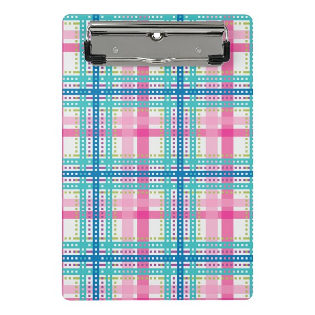 Tartan, Karomuster Mini Klemmbrett (Vorderseite)