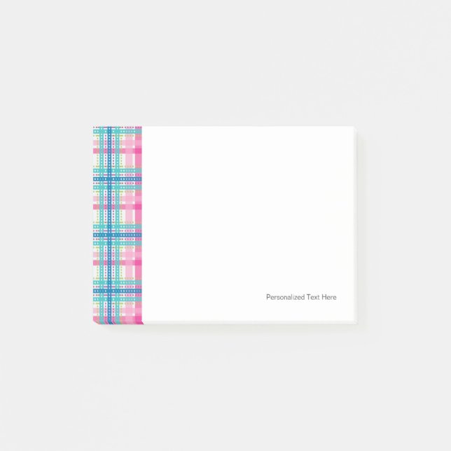 Tartan, Karomuster Post-it Klebezettel (Vorderseite)