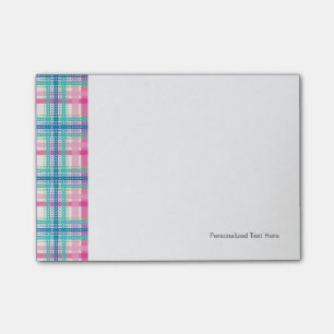 Tartan, Karomuster Post-it Klebezettel