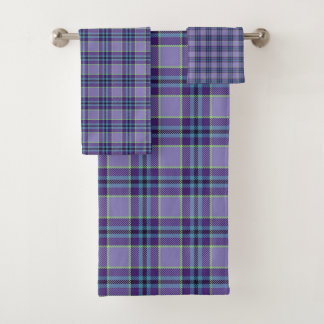 Tartan mauve plaid 1 dans les tons lavande et bleu
