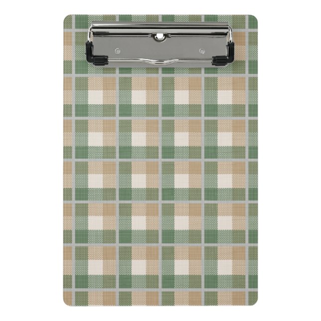 Tartan Mini Klemmbrett (Vorderseite)