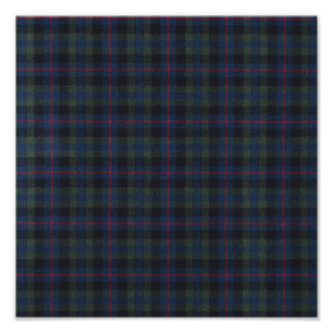 Tartan-Muster Campbell Posters Prints Fotodruck