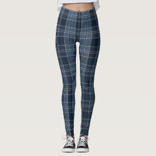 Tartan Muster Gewebe Campbell Leggings