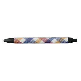 Tartan Muster in mehrfarbigen Farben Kugelschreiber