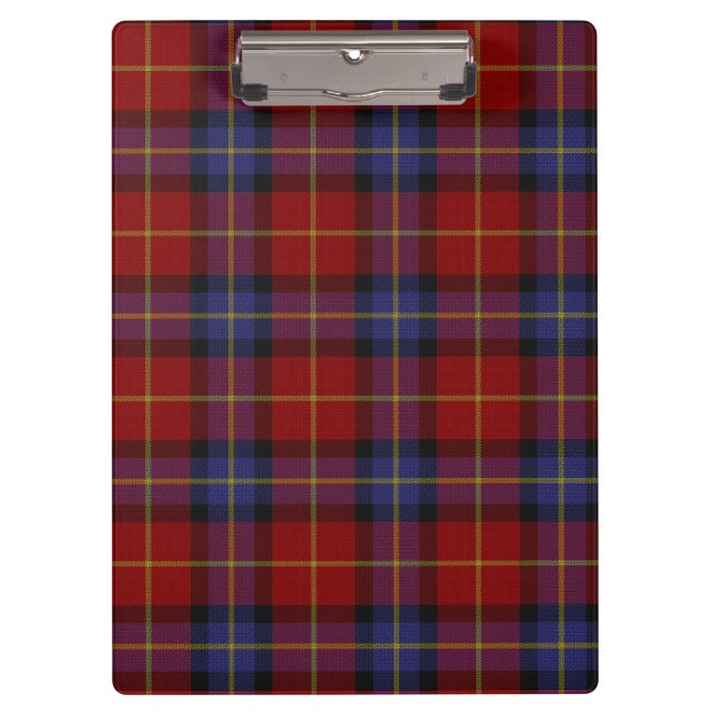 Tartan-Muster Klemmbrett (Vorderseite)
