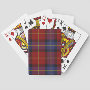 Tartan-Muster Spielkarten