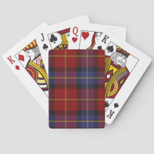 Tartan-Muster Spielkarten