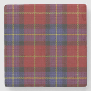 Tartan-Muster Steinuntersetzer