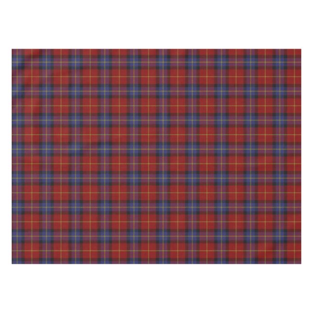 Tartan-Muster Tischdecke (Vorderseite (Horizontal))