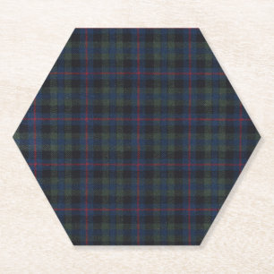 Tartan-Mustergewebe Campbell Paper Untersetzer