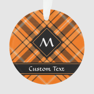 Tartan orange d'Halloween