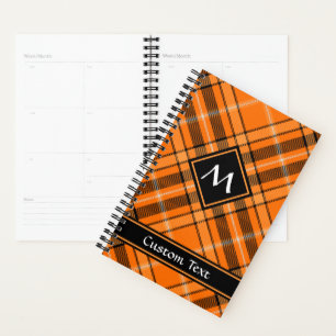 Tartan orange d'Halloween