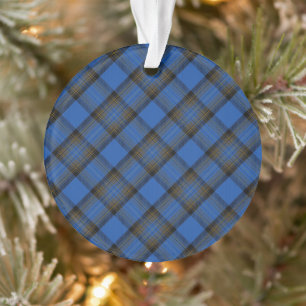 Tartan Plaid Bleu de l'Île de Skye