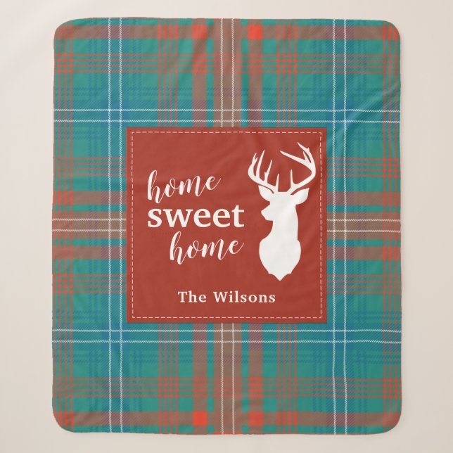 Tartan Plaid Clan Noël Wilson Personnalisé (Devant)