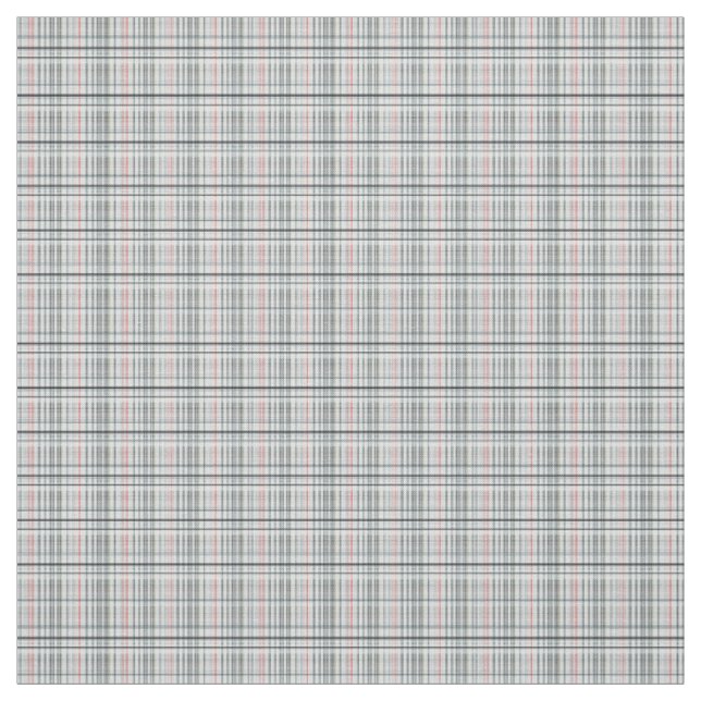 Tartan-Print, weiß geprüft, Stoff (Muster)