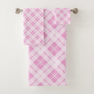 Tartan rose clair vacances de Noël motif