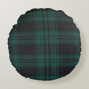 Tartan Rundwurfpilz (16") Rundes Kissen