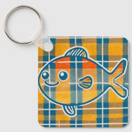 Tartan-Schlüsselring Schlüsselanhänger