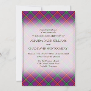 Tartan-Schönheit Clan Montgomery Schottischer Plai