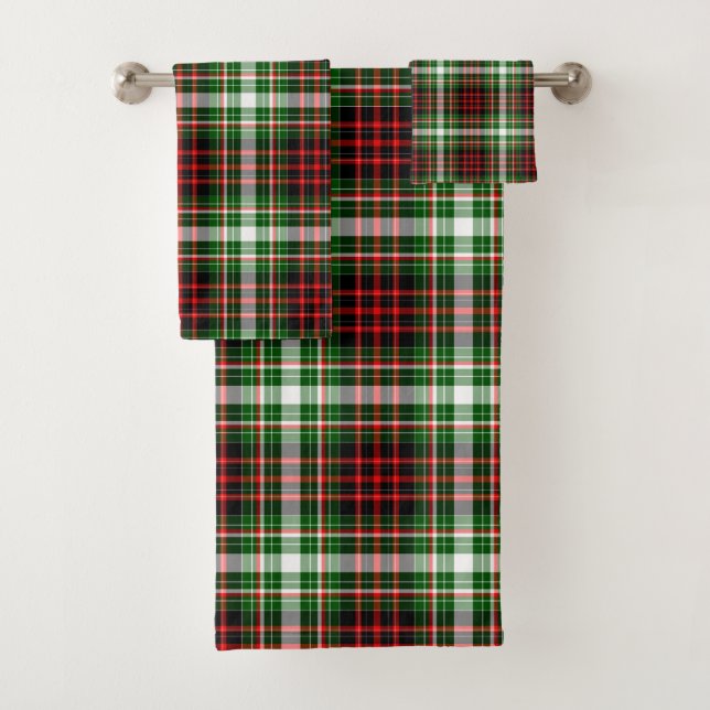 Tartan, Schottisch, Land Kariert Badhandtuch Set (Insitu)
