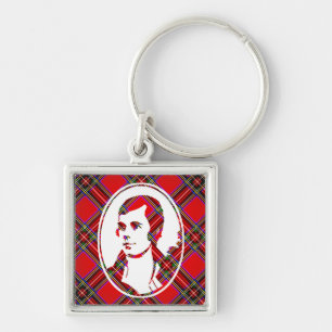 Tartan Scotlands Bard Robbie Burns Schlüsselanhänger