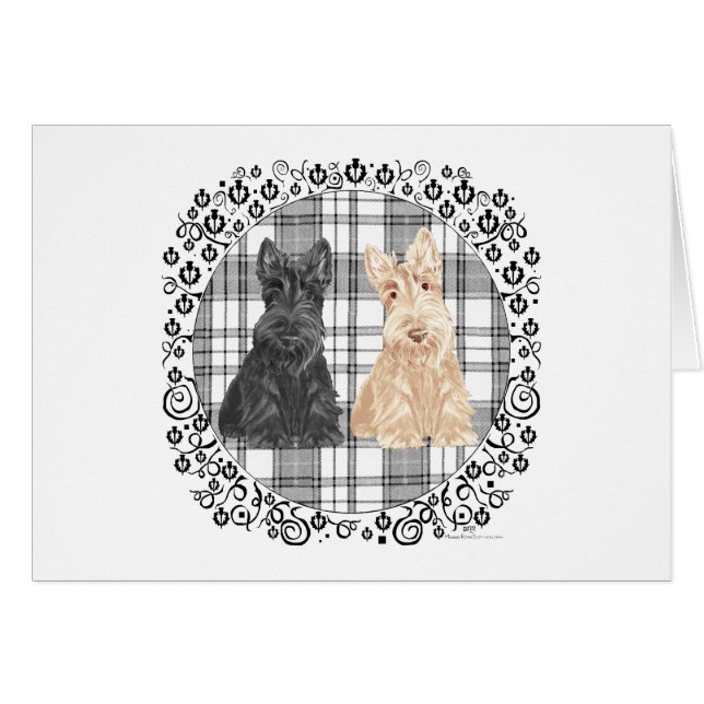 Tartan Scotties (Vorderseite (Horizontal))