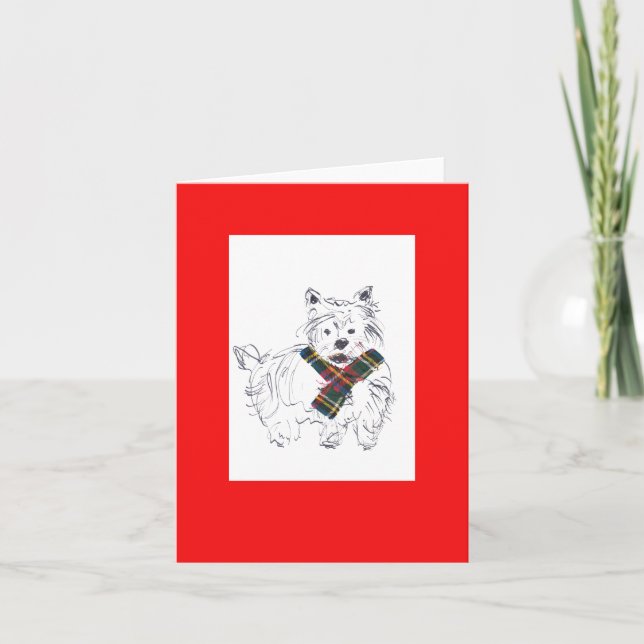 Tartan Scotty Karte (Vorderseite)