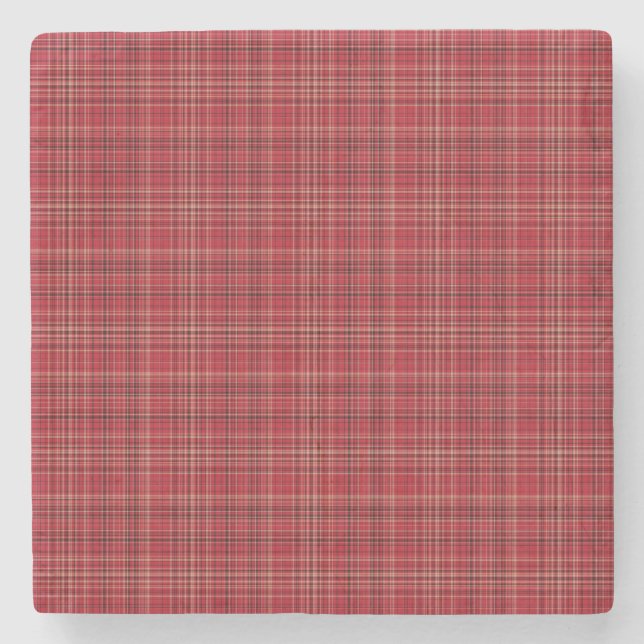 Tartan Steinuntersetzer (Vorderseite)
