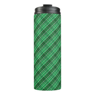 Tartan Swahili Green Kariert Pattern-88675 Thermosbecher