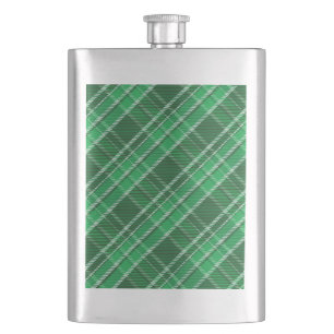 Tartan Swahili Grün Karomuster-88675 Flachmann