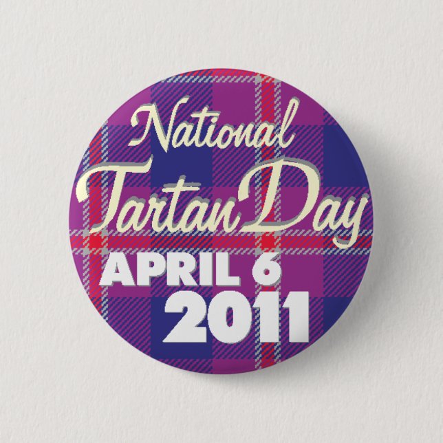 Tartan-Tagesknopf 2011: Standard Button (Vorderseite)