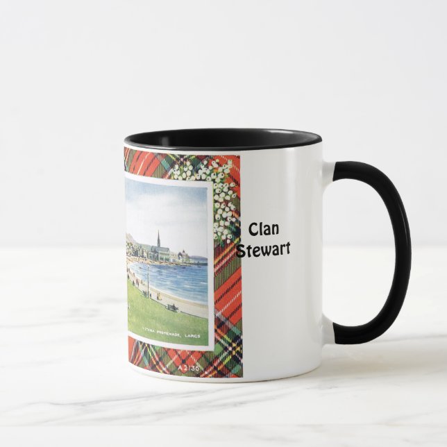 Tartan-Tasse, Clan königlicher Stewart Tasse (Rechts)