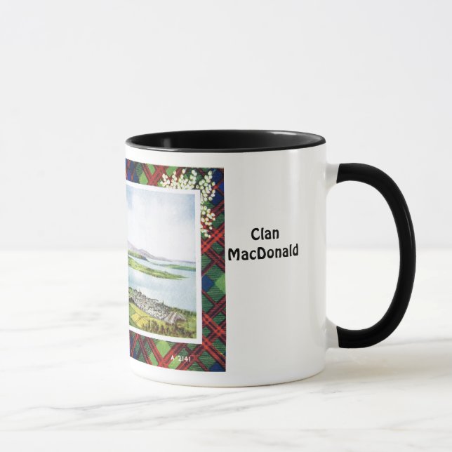 Tartan-Tasse, Clan MacDonald, Tasse (Rechts)