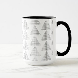 Tartan Triangle Gray Tasse