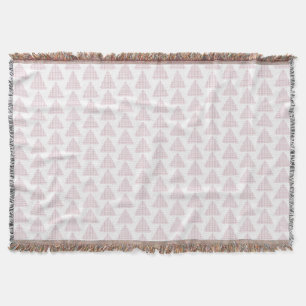 Tartan Triangle Pink Decke