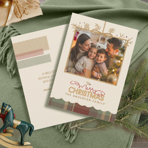 Tartan-Trim-Schmuckanhänger Weihnachten ID1141A