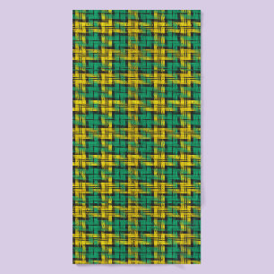 Tartan vert Jaune Plaid Design Motif