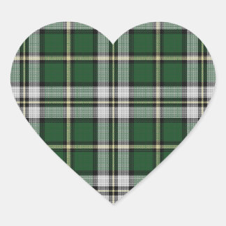 Tartan von Kap Breton Herz-Aufkleber