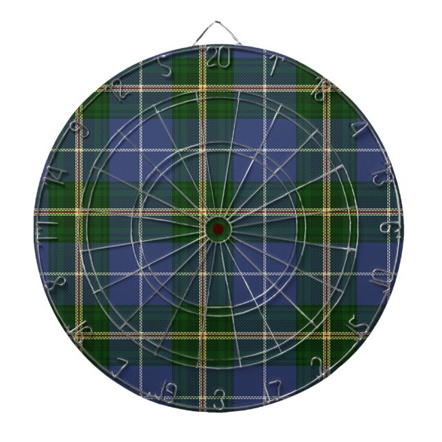 Tartan von Nova Scotia Dartscheibe (vorne)