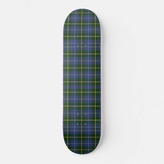 Tartan von Nova Scotia Skateboard (Vorderseite)