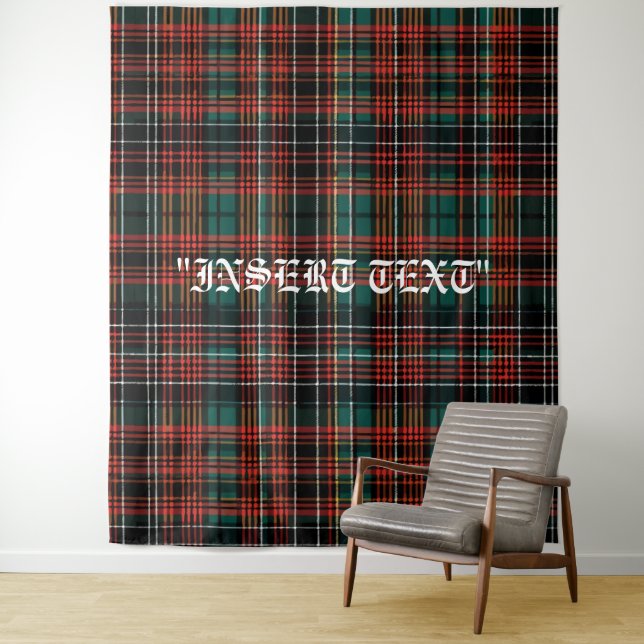 Tartan Wandteppich (Beispiel)