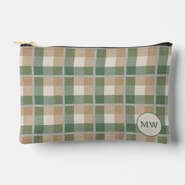 Tartan Zubehörtasche (Vorderseite)