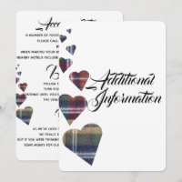 Tartan Zusatzinformationskarte