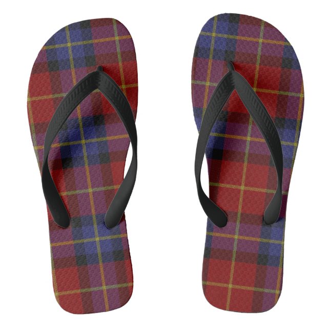 Tartanmuster Flip Flops (Fußbett)